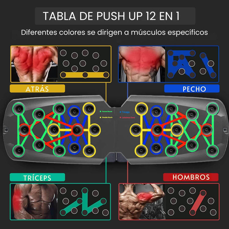 Tabla Flexiones Push Up